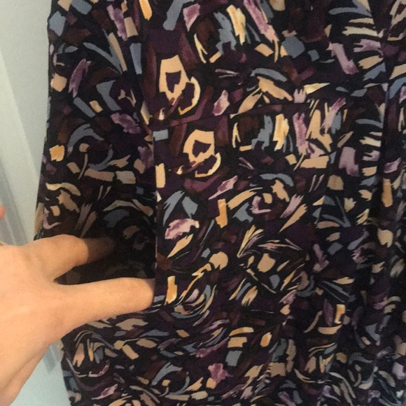 BCBG Paris Small Purple Dress Scoop Neck - Picture 6 of 7